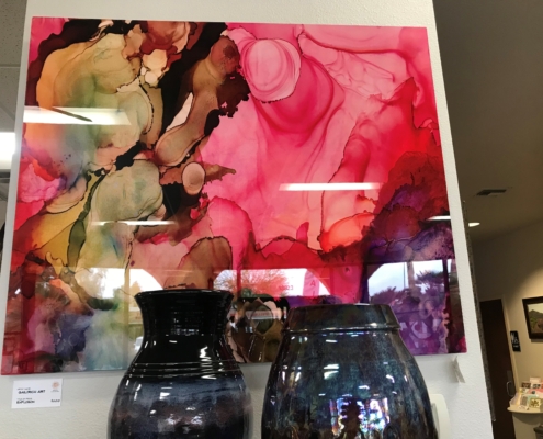 Alcohol Ink & Clay