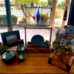 blue vignette