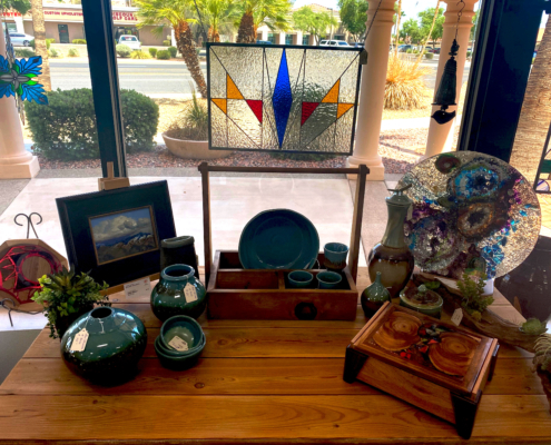 blue vignette