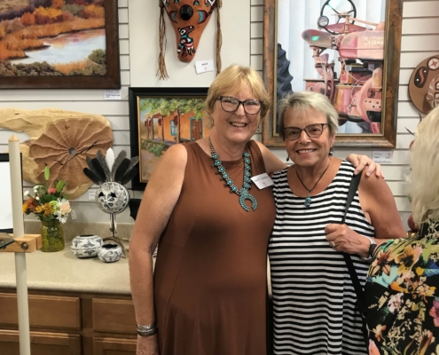 Gala Pictures Artist Sandy Burke Featured artist, Sandy Burke at the First Friday Gala held on October 6, 2023.